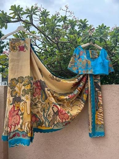Pen Kalamkari Sarees